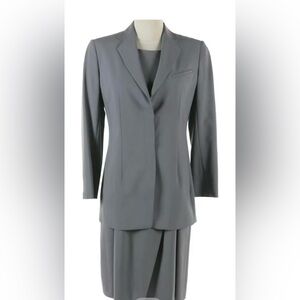 Giorgio Armani Colllezioni Gray Dress Suit
Dress is a size 10 Jacket is a size 6